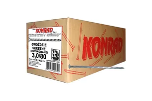 Gwóźdź skrętny 3.0x80 mm (2.5 kg) - Gwoździe - miniaturka - grafika 2