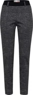 Spodnie damskie - Raphaela by Brax Damskie spodnie Lillyth Pied De Poule Print, czarny/szary, 29W / 30L - miniaturka - grafika 1