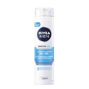 Kosmetyki do golenia - Nivea 200ml For Men Sensitive Chłodzący żel do golenia - miniaturka - grafika 1