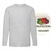 Koszulki męskie - ﻿Koszulka Fruit of the Loom długi rękaw Grey L - miniaturka - grafika 1
