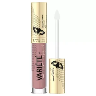 Eveline Cosmetics Cosmetics - VARIETE Satin Matt Lip Liquid - Pomadka w płynie - 4,5 ml - 02 Raspberry Cream - Szminki - miniaturka - grafika 1