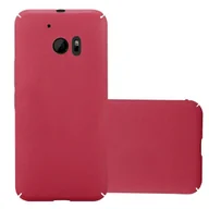 Etui i futerały do telefonów - Pokrowiec Etui Do HTC ONE M10 w FROSTY CZERWONY Pokrowiec Ochronny Obudowa Hard Case Cover Cadorabo - miniaturka - grafika 1