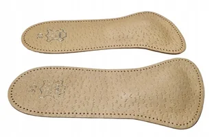 KAPS WKŁADKI ORTOPEDYCZNE SKÓRZANE BRĄZ S7O - Akcesoria obuwnicze - miniaturka - grafika 1