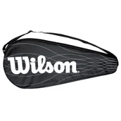 Torby sportowe - Wilson Cover Performance Racquet Bag Wrc701300, Czarne Torba, Pojemność: 10 L - miniaturka - grafika 1