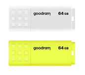 Pendrive - GoodRam UME2 Mix Dwupak 2x64GB USB 2.0  Biało-żółty UME2-0640MXR11-2P - miniaturka - grafika 1