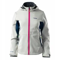 Kurtki damskie - Damska kurtka Brugi 2NAX softshell szaro-niebieski rozmiar S - miniaturka - grafika 1