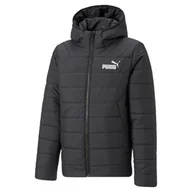 Kurtki i płaszcze dla dziewczynek - Młodzieżowa ocieplana kurtka Essentials PUMA Black - miniaturka - grafika 1