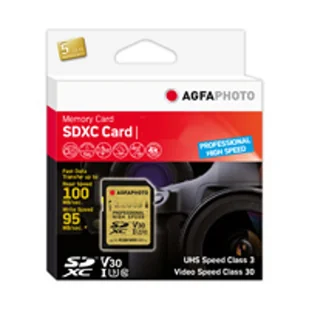 AgfaPhoto 10606 pamięć flash 64 GB SDXC UHS-I Klasa 10 10606 - Karty pamięci - miniaturka - grafika 1