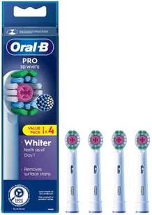 Oral-B Pro 3D White -vaihtoharjat, 4 kpl - Końcówki do szczoteczek elektrycznych - miniaturka - grafika 1