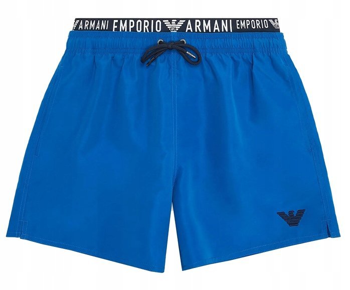 Spodenki kąpielowe męskie Emporio Armani rozmiar XL, niebieskie