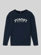 Swetry dla chłopców - Sweter o kroju regular fit z czystej bawełny - miniaturka - grafika 1