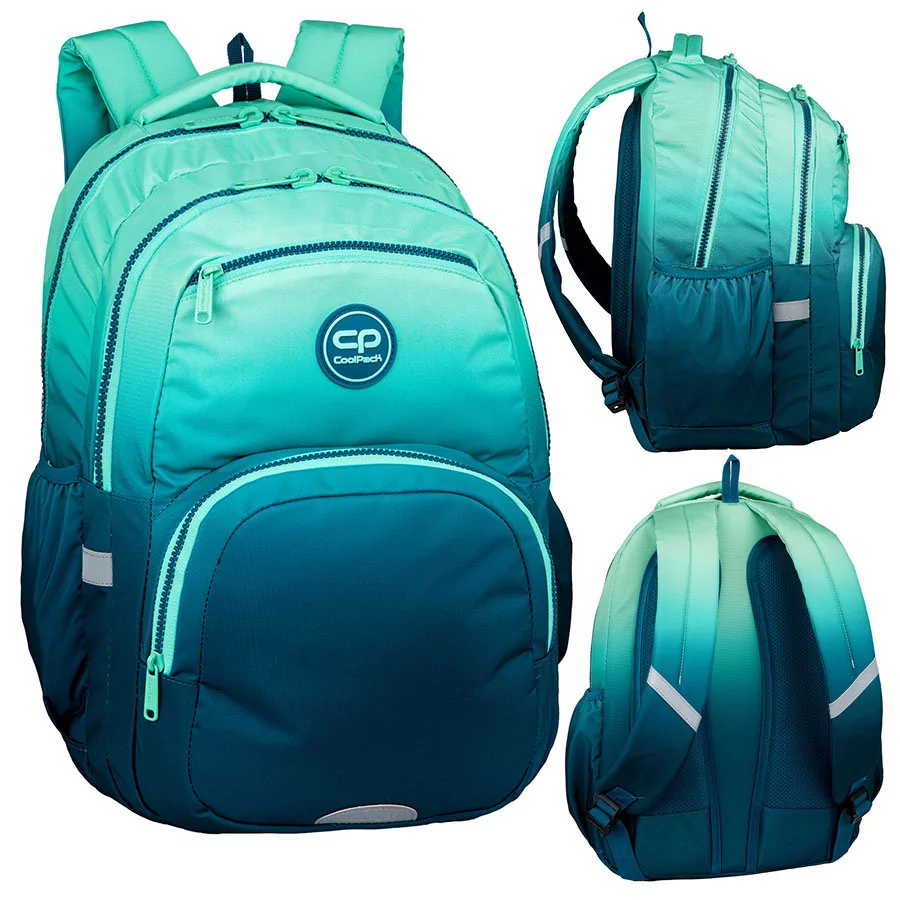 Coolpack Pick Plecak szkolny Unisex - Dla dzieci i młodzieży, Gradient Blue Lagoon, 41 x 30 x 16 cm, designerski