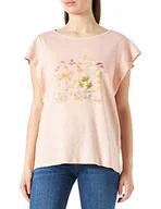 Koszulki i topy damskie - ESPRIT T-shirt damski, 295/kremowy beżowy, M - miniaturka - grafika 1