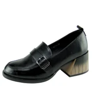 Półbuty damskie - Czółenka półbuty damskie VINCEZA 58173 czarne - miniaturka - grafika 1