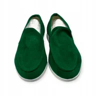 Mokasyny męskie - Mokasyny męskie zamszowe Old Money 45 - miniaturka - grafika 1