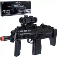 Zabawki militarne - Karabin pistolet Światło dźwięk wibracje celownik - miniaturka - grafika 1