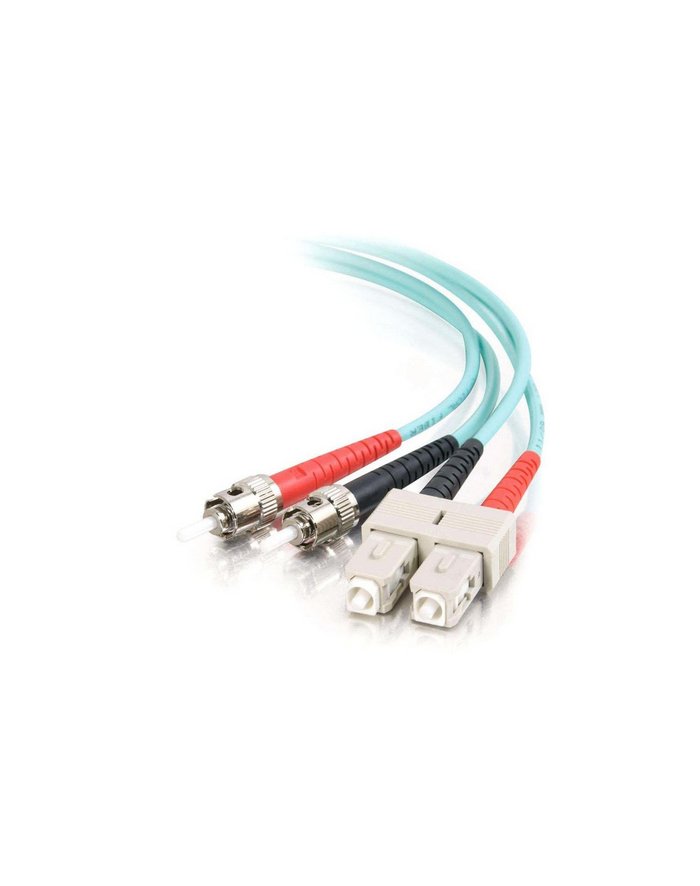 CABLES TO GO 85523 kabel optyczny 2 m SC ST OFNR Turkusowy