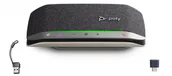 Kamery internetowe - Poly Sync 20+M - Smarte Freisprecheinrichtung - Bluetooth - kabelgebunden, kabellos - USB-A, USB-C - Schwarz - Zertifiziert fur Microsoft Teams B95VLAA#AC3 - miniaturka - grafika 1