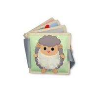 Zabawki sensoryczne - Książeczka Sensoryczna Mała, Quiet Book, Montessori - Owieczka/ Jolly Designs - miniaturka - grafika 1