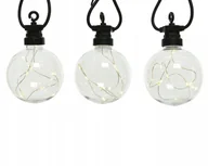 Lampy ogrodowe - Girlanda ogrodowa łańcuch sznur świetlny 10 LED 3m - miniaturka - grafika 1