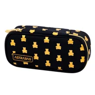 Piórniki - Piórnik saszetka Golden Teddy, Astrabag - miniaturka - grafika 1
