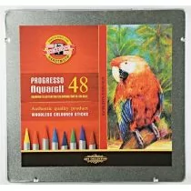KOH-I-NOOR Kredki Progresso Aquarell 48 kolorów - Koh-I-Noor - Kredki, ołówki, pastele i pisaki - miniaturka - grafika 1