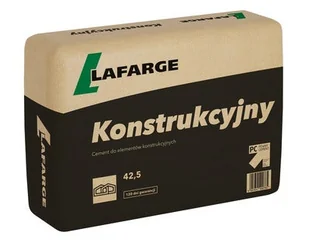 Cement portlandzki wieloskładnikowy Lafarge Konstrukcyjny CEM II/B-V 42,5R 22.5 kg - Inne materiały budowlane - miniaturka - grafika 1