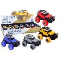 Samochody i pojazdy dla dzieci - Auto terenowe 1:32 metal gumowe koła napęd MIX Leantoys - miniaturka - grafika 1