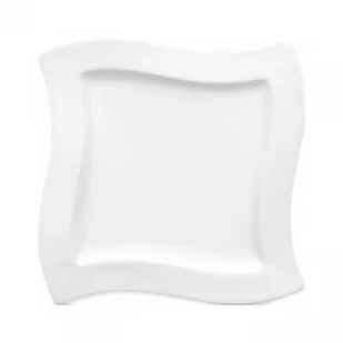 Talerz sałatkowy VILLEROY & BOCH NewWave , biały, 24x24 cm - Talerze - miniaturka - grafika 1