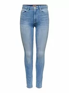 Spodnie damskie - ONLY jeansy damskie, jasnoniebieski (light blue denim), 29W / 32L - miniaturka - grafika 1