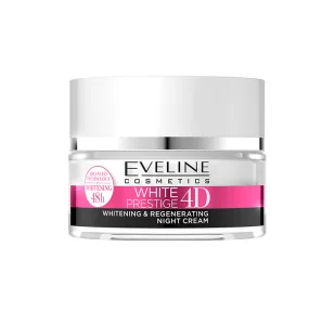 EVELINE White Prestige 4D Wybielający Krem regenerujący na noc 50ml - Kremy do twarzy - miniaturka - grafika 1