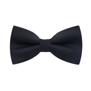 Mucha bawełniana granatowa gładka EM 13 - EM Men's Accessories - Krawaty i muchy męskie - miniaturka - grafika 1