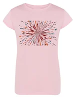Koszulki i topy damskie - T-Shirt damski kolorowy nadruk Abstrakcja r.S - miniaturka - grafika 1