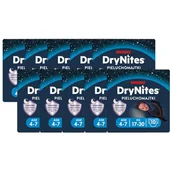 Pieluchy - Huggies Pieluchomajtki na noc 4-7 lat Drynites Boy (17-30 kg) Zestaw 10 x 10 szt. - miniaturka - grafika 1