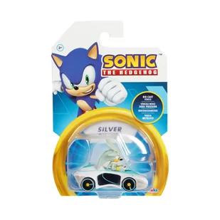 Jap Sonic Die Cast Pojazd  Silver - Figurki dla dzieci - miniaturka - grafika 1