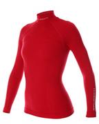 Bielizna sportowa damska - BRUBECK, Koszulka damska termoaktywna, Extreme Wool, czerwony, rozmiar M - miniaturka - grafika 1