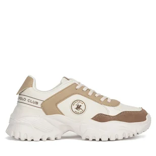 Sneakersy Beverly Hills Polo Club WFA3160-1 Beżowy - Sneakersy damskie - miniaturka - grafika 1