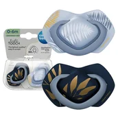 Smoczki uspokajające - Canpol Babies Smoczek Silikonowy Symetryczny Light Touch 0-6m - miniaturka - grafika 1