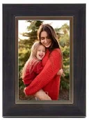 Ramki na zdjęcia - Ramka na zdjęcie 30x45 brązowa GLORIA z paskiem - miniaturka - grafika 1