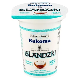 Bakoma Jogurty Świata Jogurt naturalny typ islandzki 290 g - Kefiry, jogurty, maślanki - miniaturka - grafika 1