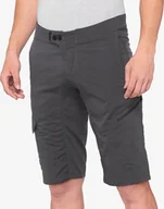 Spodenki rowerowe - 100% Szorty męskie 100% RIDECAMP Shorts Charcoal roz.38 52 EUR - miniaturka - grafika 1
