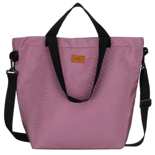 Torebka damska na ramię PETERSON duża miejska na suwak uchwyt do ręki szeroki odpinany pasek karabińczyk na klucze kieszonki na drobiazgi telefon mo.. - Torebki damskie - miniaturka - grafika 1