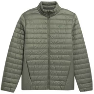 Kurtki męskie - Kurtka męska puchowa 4F M084 oliwkowa 4FSS23TDJAM084 44S-XL - miniaturka - grafika 1