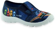 Buty dla chłopców - Dziecięce kapcie do przedszkola na gumkę Befado 975X195N Danny - miniaturka - grafika 1