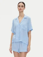 Piżamy damskie - DKNY Piżama YI90054 Błękitny Regular Fit - miniaturka - grafika 1