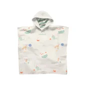 Okrycia kąpielowe dla dzieci - Miniland, Muślinowe poncho - Swim - 65x65cm - miniaturka - grafika 1