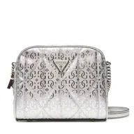 Torebki damskie - Torebka Guess Aldina HWGY96 63140 Srebrny - miniaturka - grafika 1