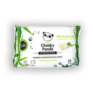 The Cheeky Panda 100% Bambusowe chusteczki do demakijażu z olejkiem różanym - Akcesoria do oczyszczania twarzy - miniaturka - grafika 1