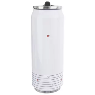 Orion Kubek termiczny termos bidon serca serduszka PUSZKA 500 ml O-128509 + O-128509 - Kubki termiczne - miniaturka - grafika 1