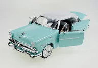 Samochody i pojazdy dla dzieci - WELLY 1953 FORD CRESTLINE VICTORIA ZIELONY 1:24 SAMOCHÓD NOWY METALOWY MODEL - miniaturka - grafika 1